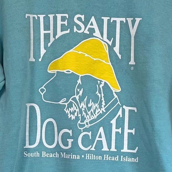 Women's Original The Salty Dog Thick Sweatshirt Sz S by Comfort Colors Preppy - Picture 3 of 16